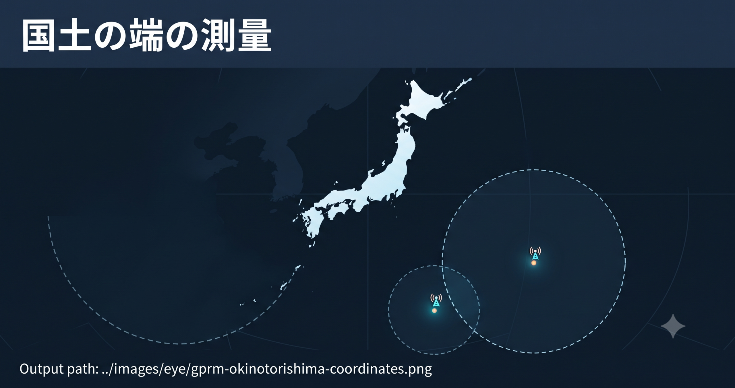 沖ノ鳥島・南鳥島の座標 — 国土の端の測量