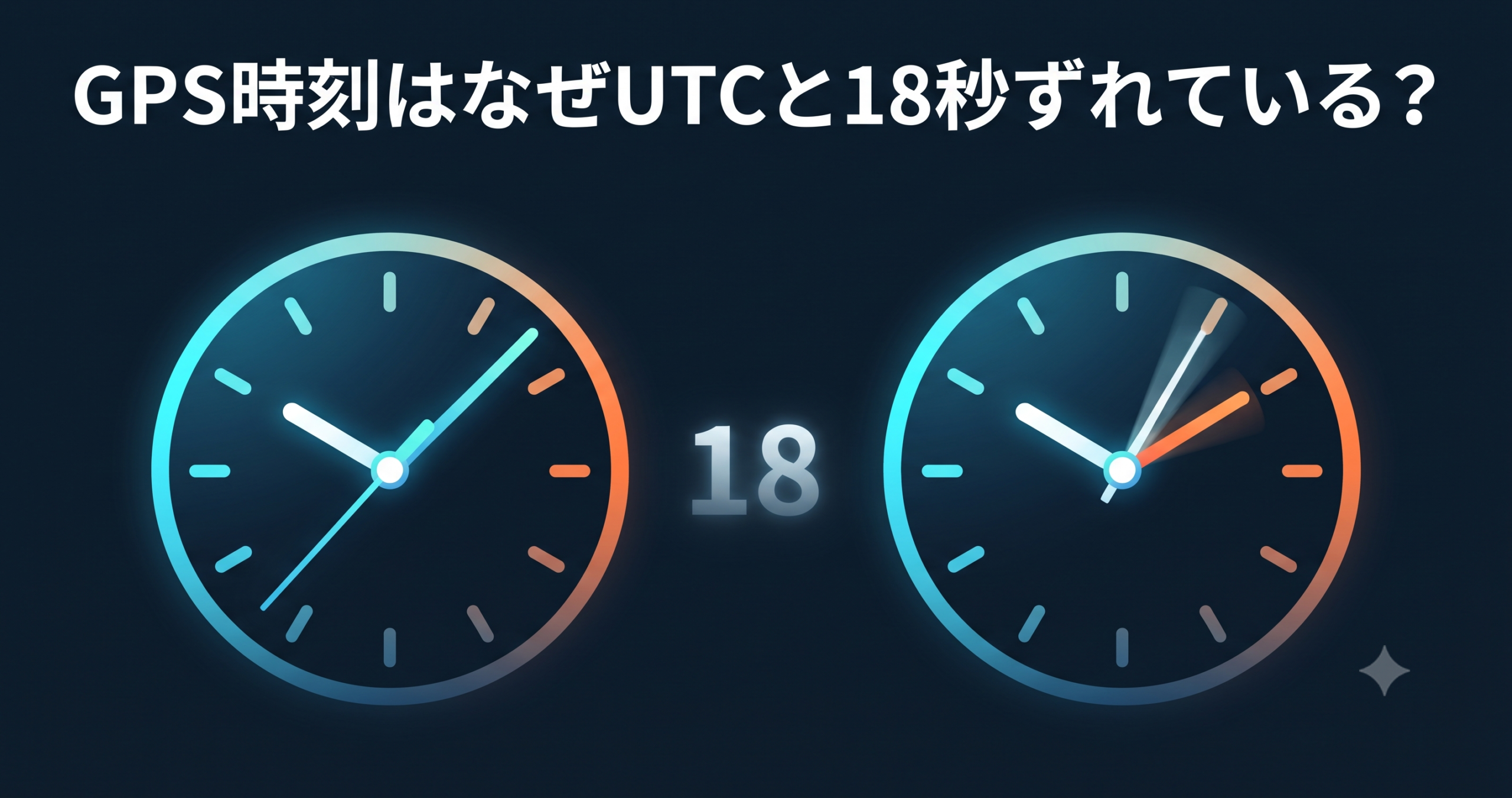GPS時刻はなぜUTCと18秒ずれている？ — うるう秒のきほん