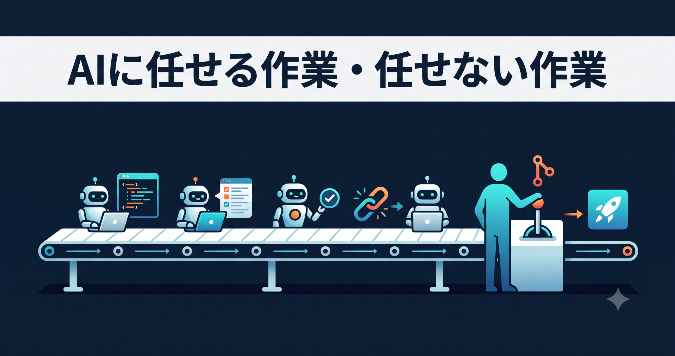 AIに任せる作業・任せない作業 — git commitを人間がやる理由